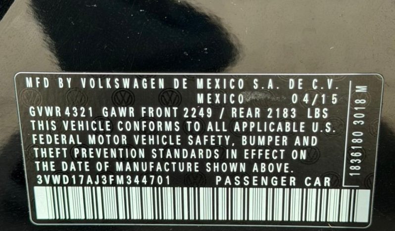 
								2015 Volkswagen Jetta, SE full									