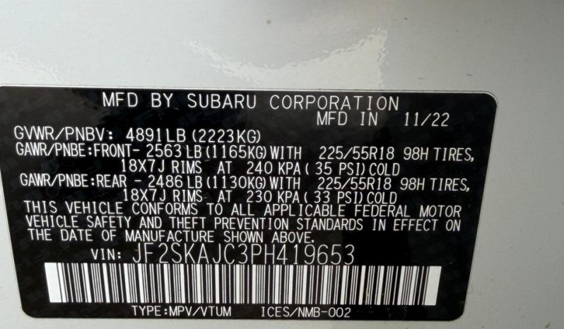 
								2022 Subaru Forester, Sport full									