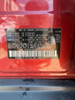 
										2019 Subaru Outback, 2.5I Premium full									