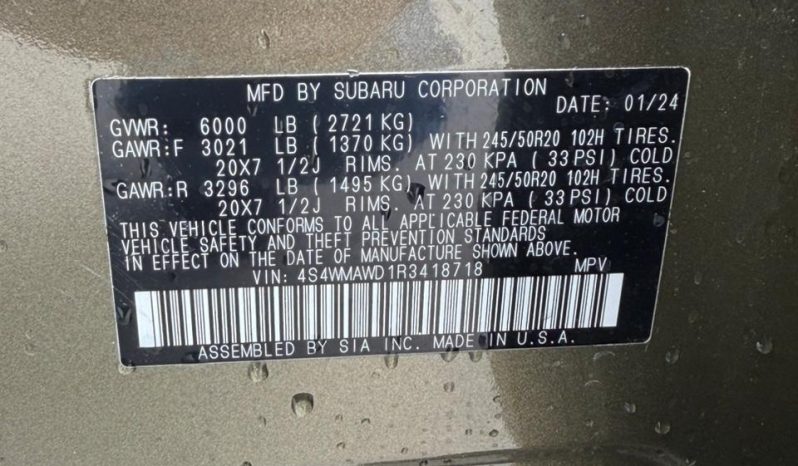 
								2024 Subaru Ascent, Touring full									