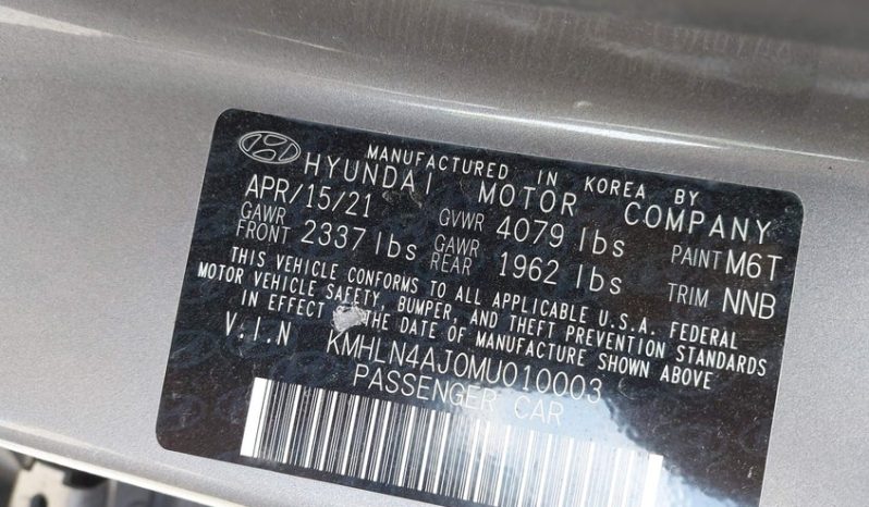 
								2021 Hyundai Elantra, Hybrid Limited full									