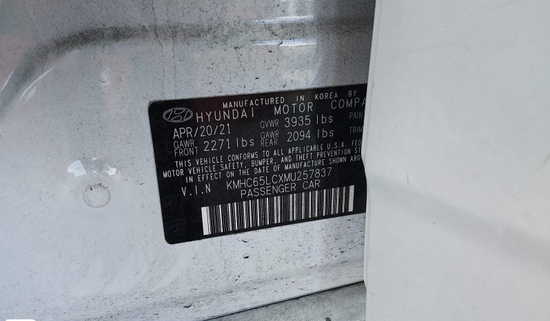 
								2021 Hyundai Ioniq, Hybrid Blue full									