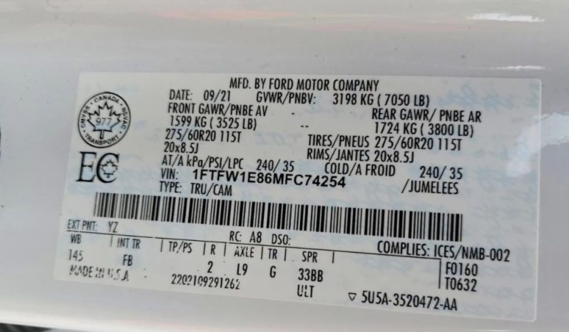 
								FORD F150 full									
