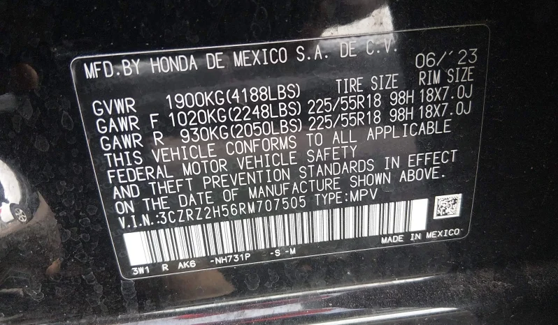 
								Honda HR-V full									
