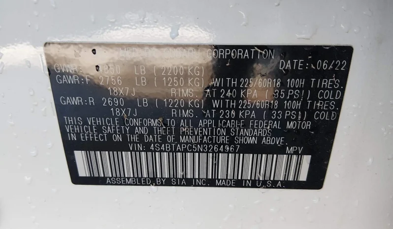 
								Subaru Outback full									