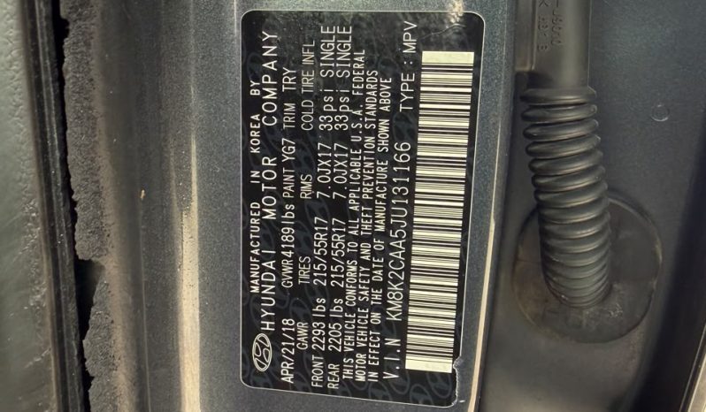 
								2018 Hyundai Kona, Sel full									