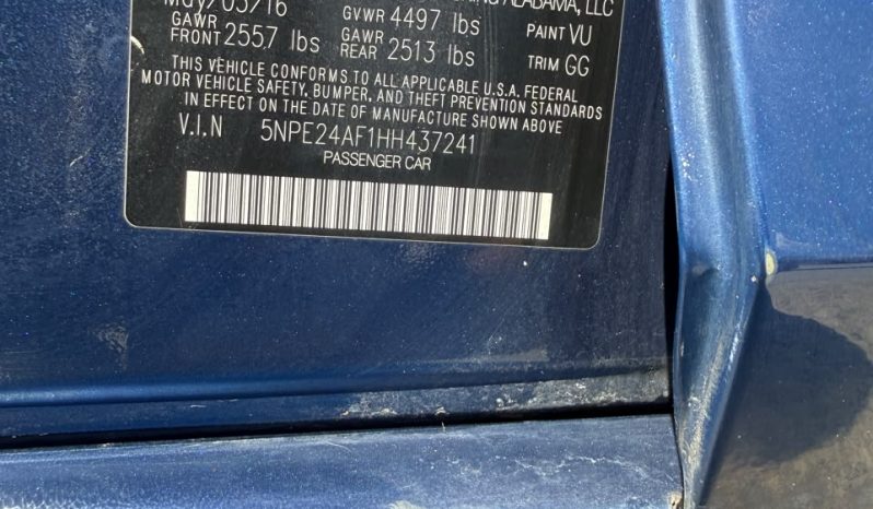 
								2017 Hyundai Sonata, SE full									