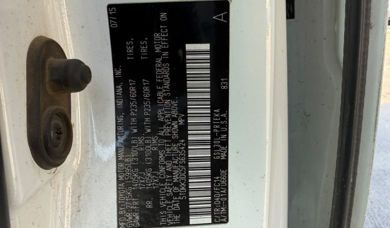 
								2015 Toyota Sienna, LE full									