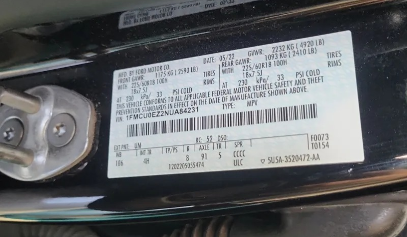 
								FORD ESCAPE full									