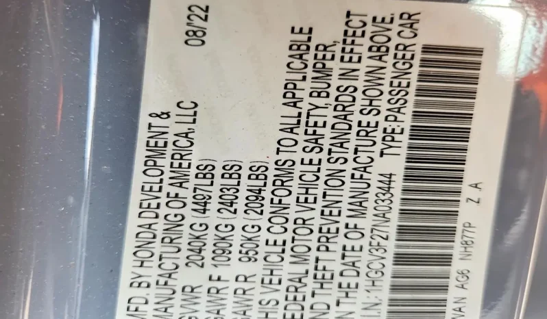 
								Honda Accord full									