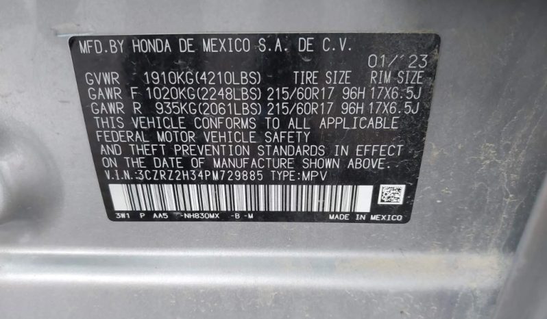 
								Honda HR-V full									