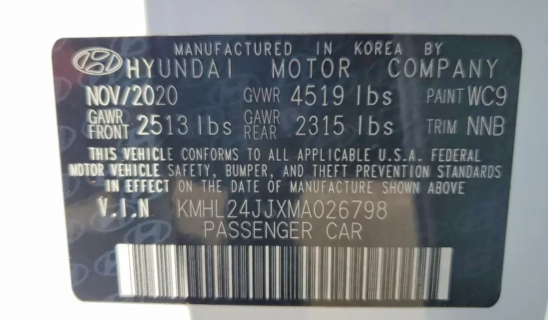 
								Hyundai Sonata Hybrid full									