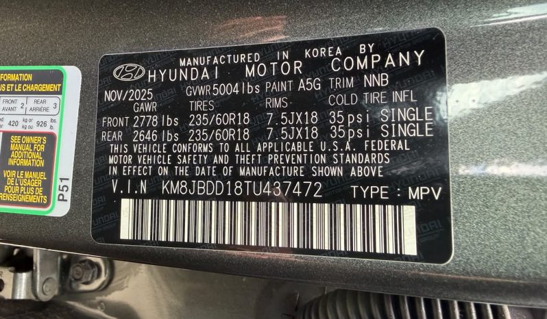 
								2026 Hyundai Tucson, Sel full									