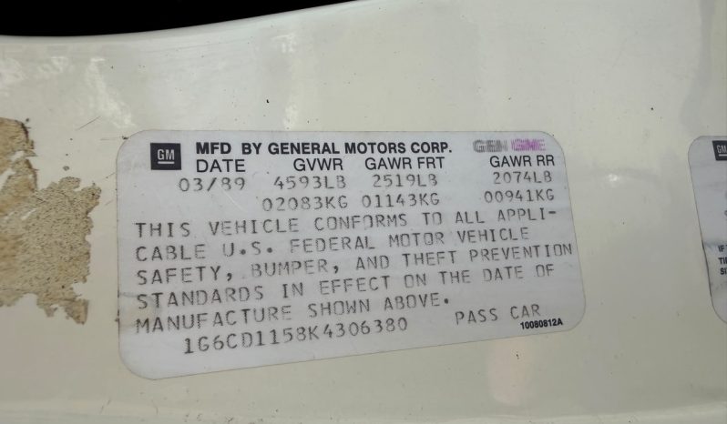 
								1989 Cadillac Deville full									