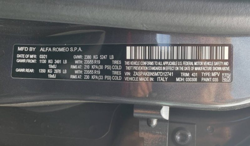 
								ALFA ROMEO STELVIO full									