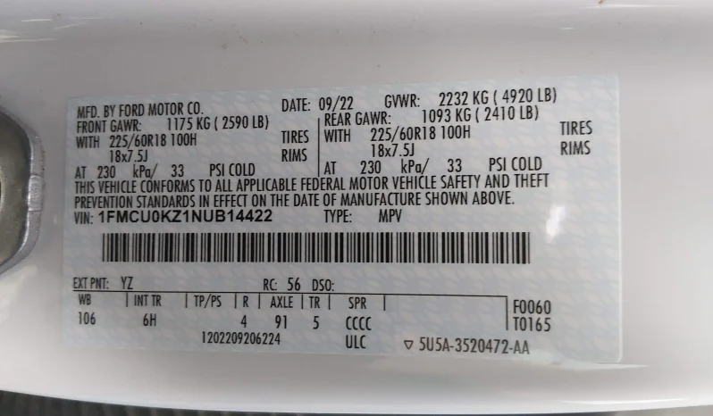 
								Ford Escape full									