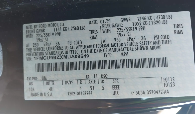 
								Ford Escape full									