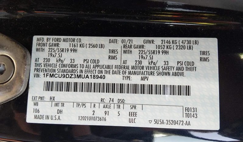 
								Ford Escape Hybrid full									