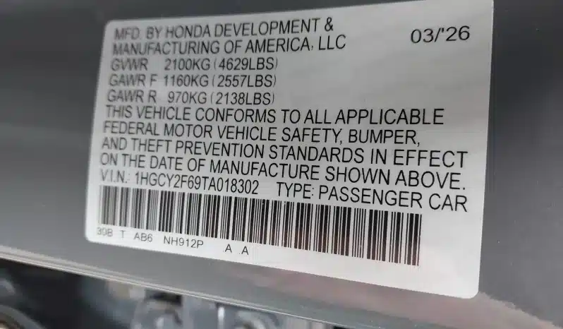 
								Honda Accord Hybrid full									