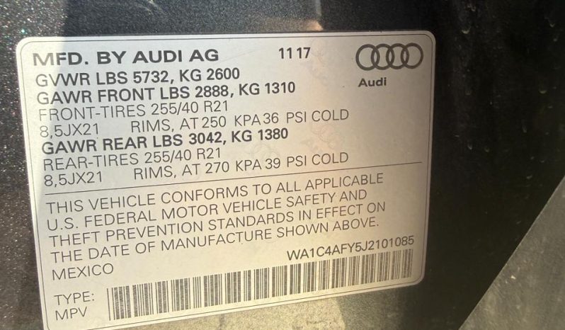 
								2018 Audi SQ5, 3.0T Premium Plus full									