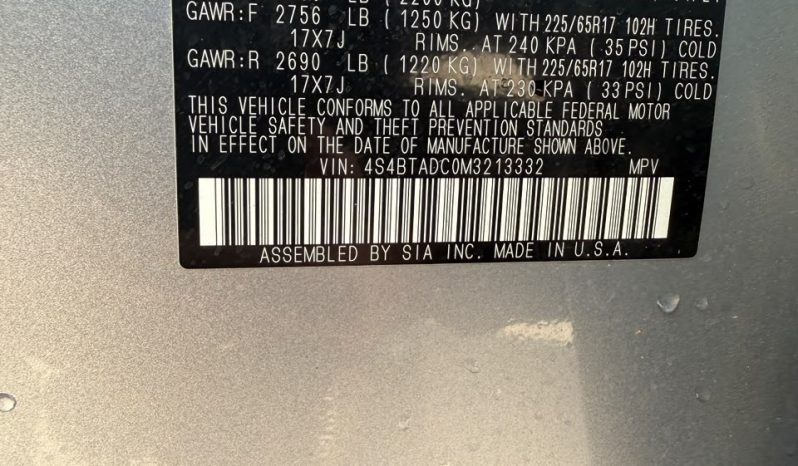 
								2021 Subaru Outback Premium full									