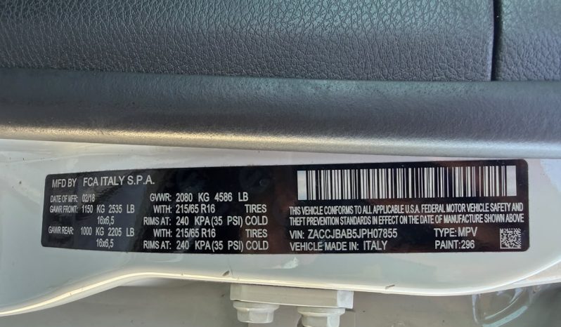 
								2018 Jeep Renegade Sport full									