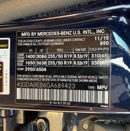 
										2016 Mercedes-Benz GLE 300D, 4Matic full									