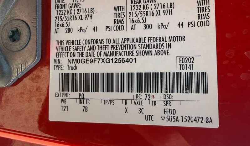 
								2016 Ford Transit Connect XLT full									