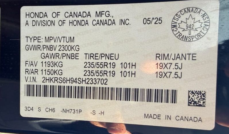 
								Honda CR-V Touring full									