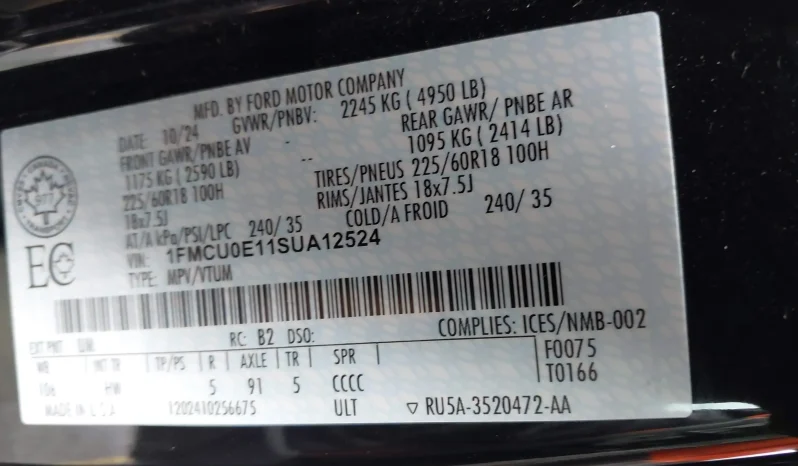 
								Ford Escape full									