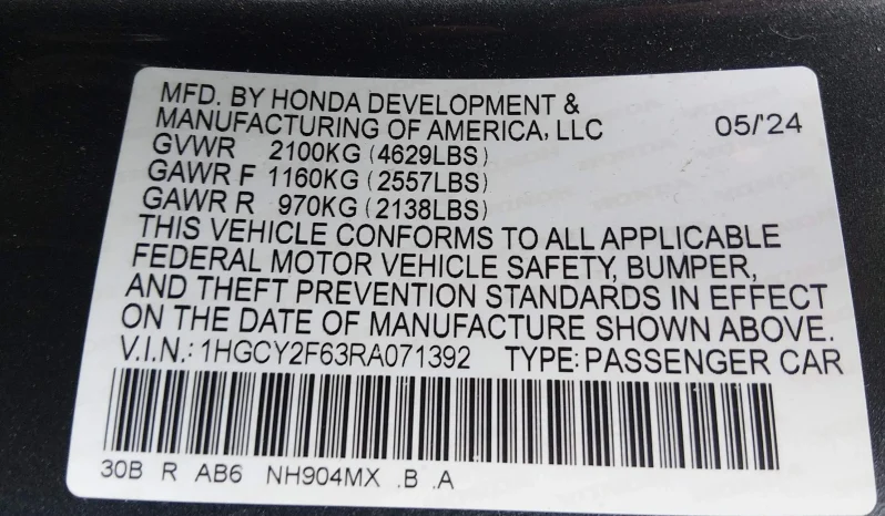 
								Honda Accord full									