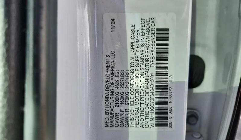 
								Honda Accord full									