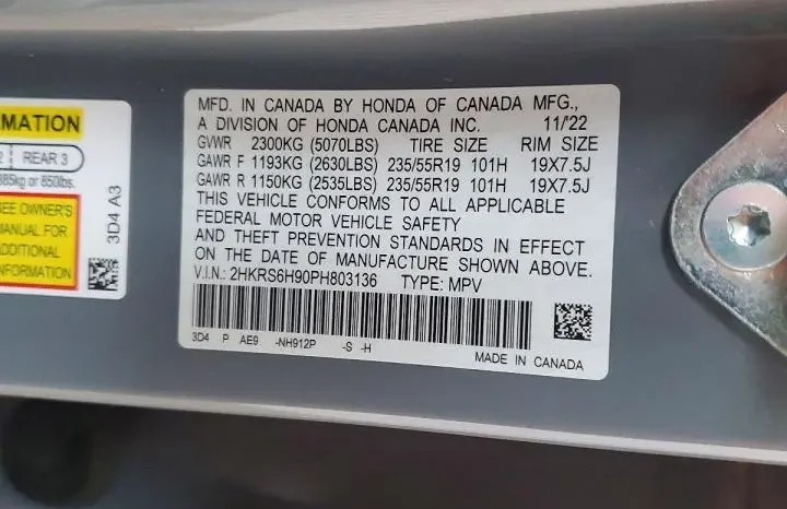 
								Honda CR-V Hybrid full									