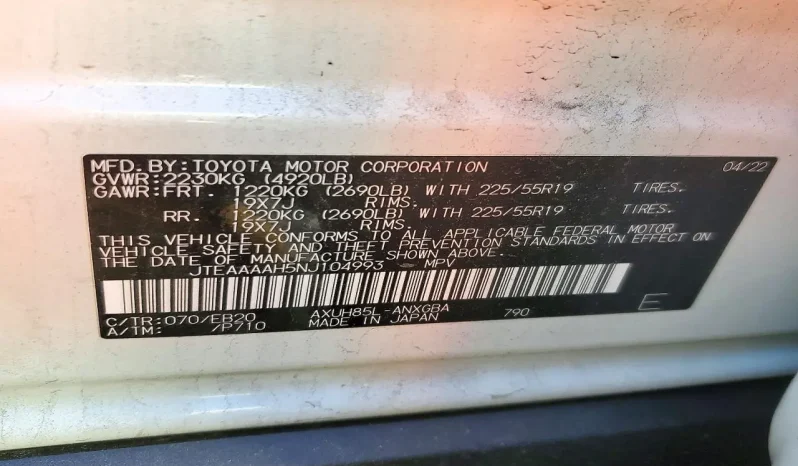 
								Toyota Venza full									
