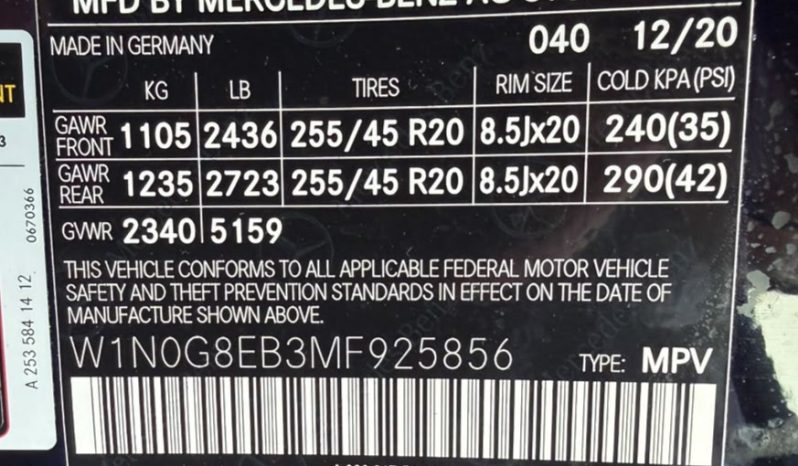 
								2021 Mercedes-Benz GLC 300 full									