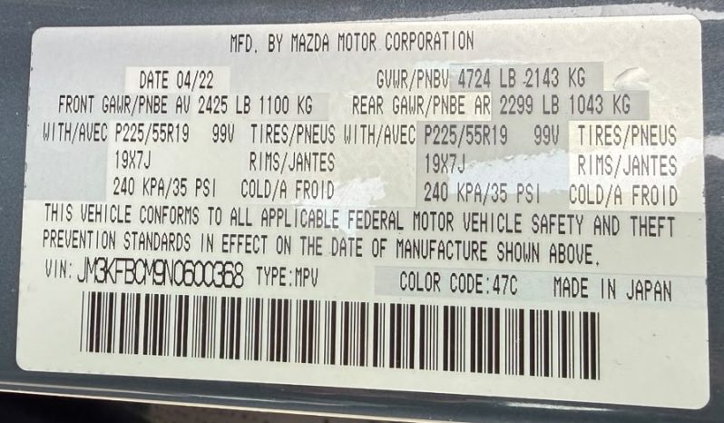 
								2022 Mazda CX-5 S Carbon Edition full									